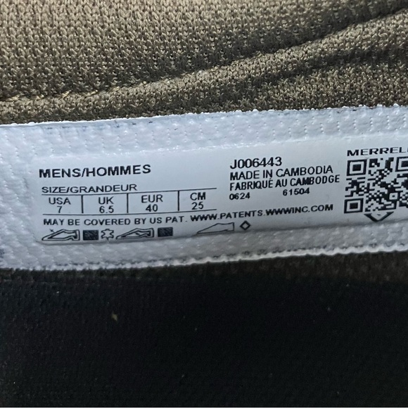 Merrell Men’s Size 7.0 Jungle Moc Evo Woven SE Kangaroo Khaki Slip On Loafers - Picture 10 of 10